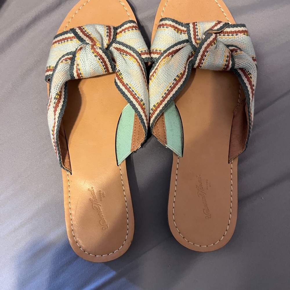 Universal Thread Multicolor Knotted Sandals